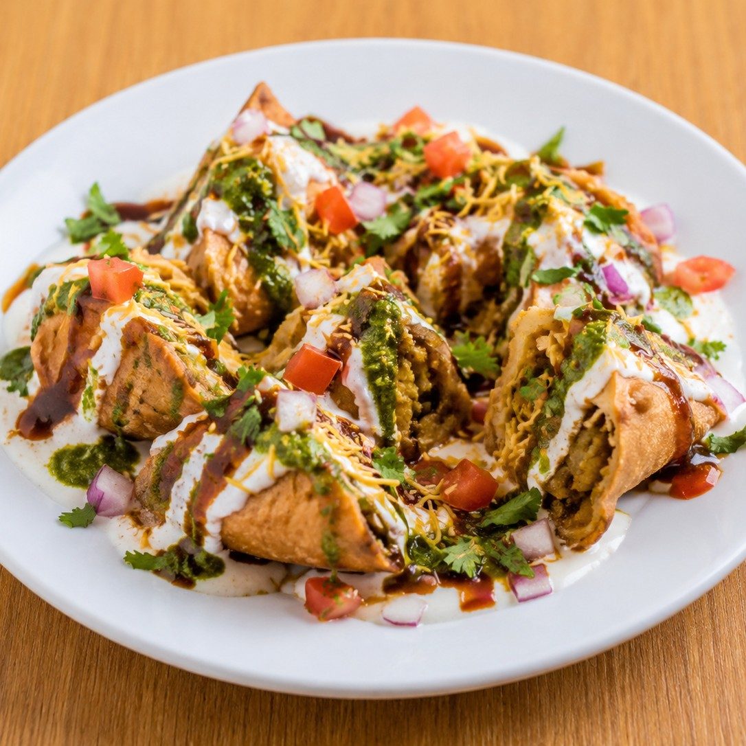 Samosa Chaat.