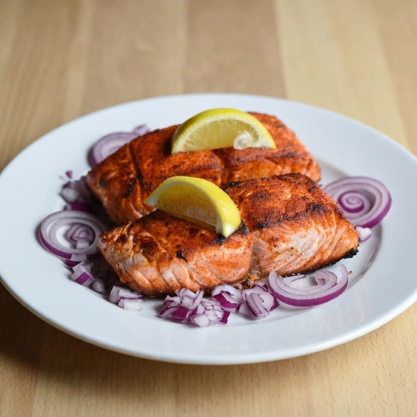 Grilled Salmon.