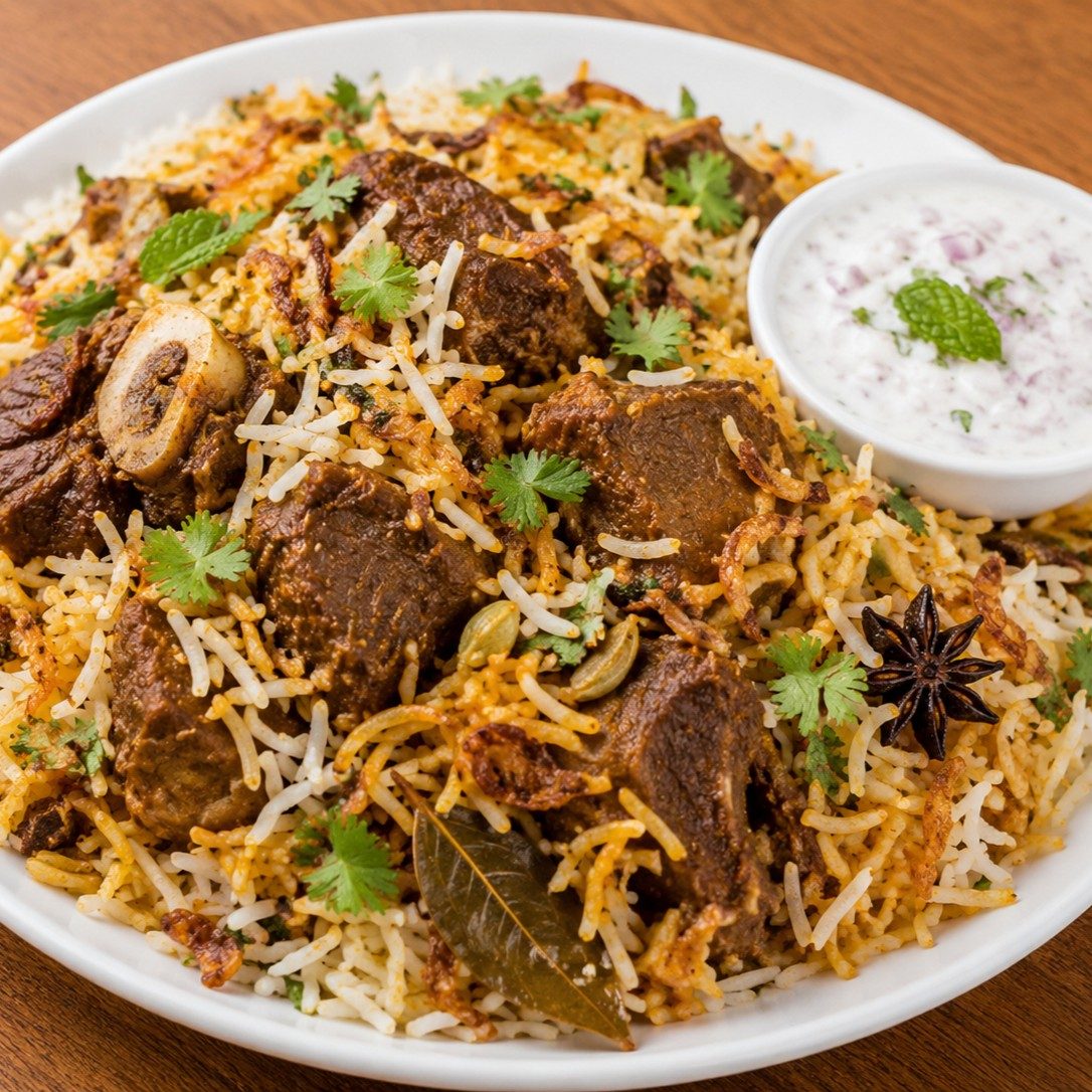 Lamb / Goat Biryani.