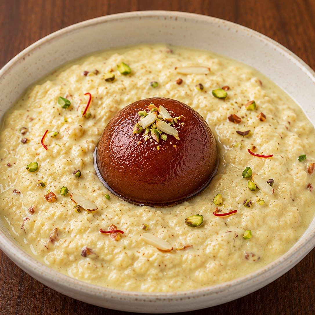 Rabdi Jamun.