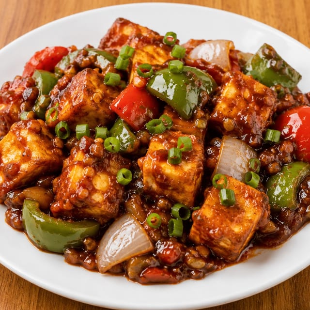 Chili Paneer.